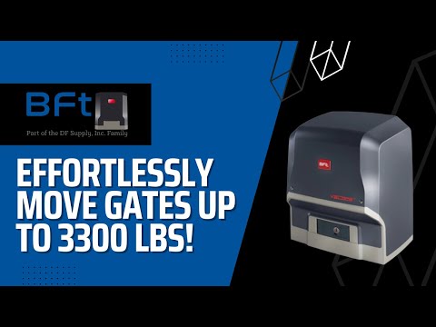 The Small, but Mighty Residential Slide Gate Opener | BFT Ares Ultra BT A1500 Slide Gate Opener