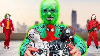 TEAM SPIDER-MAN vs BAD GUY TEAM | The Riddler 2.0 ( Live Action )