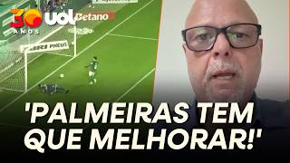 'PALMEIRAS TEM QUE MELHORAR, JOGAR MAIS FUTEBOL', DIZ MASSINI APÓS VITÓRIA CONTRA MIRASSOL
