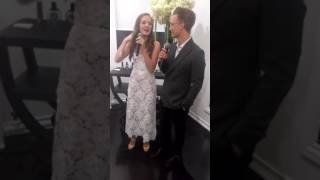 Laura Osnes sings Aladdin&#39;s,&#39; A whole new world,&#39; with husband, Nathan Johnson!