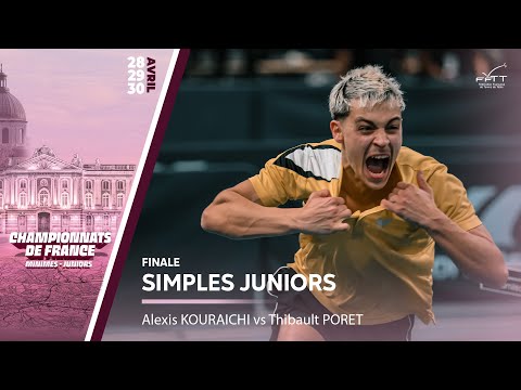 Alexis KOURAICHI vs Thibault PORET | FINALE | FRANCE JUNIORS 2023
