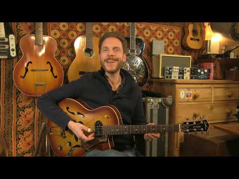 A Canadian made Archtop that I didn't want to put down - the Godin 5th Avenue CW II Cognac Burst 🍁