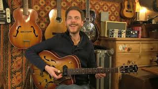 Video thumbnail for A Canadian made Archtop that I didn't want to put down - the Godin 5th Avenue CW II Cognac Burst 🍁 by bensmithguitar