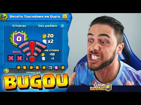O CLASH ROYALE TA BUGADO!