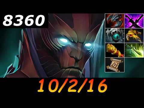 Dota 2 Terrorblade 8360 MMR 10/2/16 (Kills/Deaths/Assists) Ranked Full Gameplay