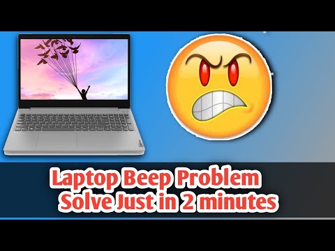 laptop beep sound during startup