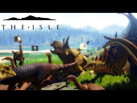 The Isle - REX & ACRO AMBUSH, DIABLO PROGRESSION & BIGGEST HERD EVER ( Early Access Gameplay )