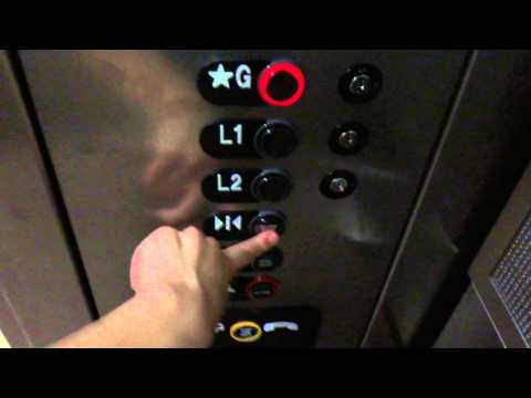 ThyssenKrupp Aurora Hydraulic Elevators at Discovery Green Parking Garage in Downtown Houston, TX.