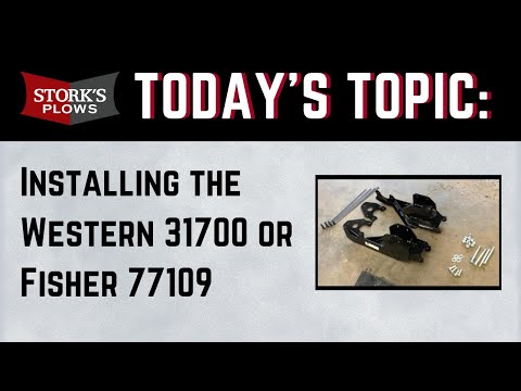 Installing A Western 31700 Or Fisher 77109 Plow Mount