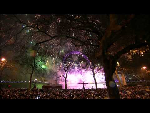 London 2014 New Year's Eve Fireworks Full HD