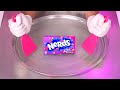 NERDS Ice Cream Rolls How To Make Ice Cream Out Of Nerds Grape Strawberry Candy ASMR
