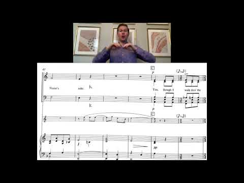 The Lord Is My Shepherd (Rutter, from Requiem) - Tenor practice