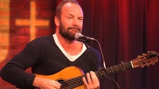 Sting Performs 'The Last Ship' at the WSJ Cafe