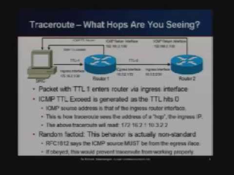 Interpreting Traceroutes - in depth