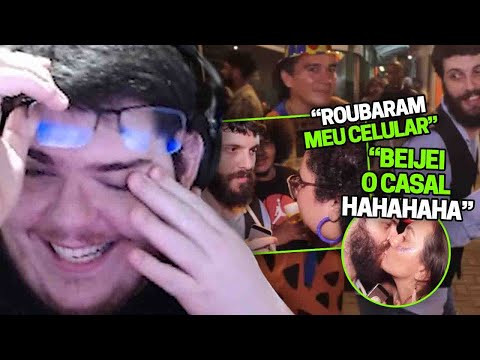 CASIMIRO REAGE AO DIOGO DEFANTE: REPÓRTER DOIDÃO NO CARNAVAL 2022 | Cortes do Casimito