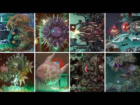 R-Type Final 2 All Bosses Showcase (DLC Bosses Included)