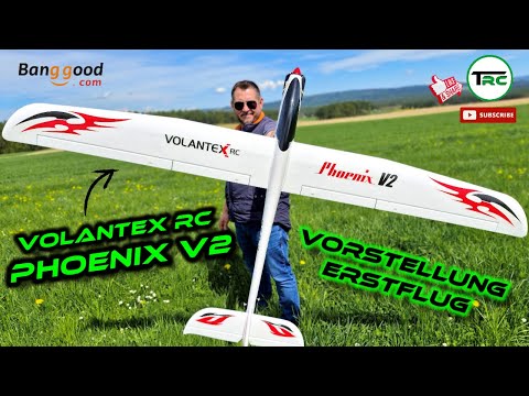 Phoenix V2 - Top 2m Segelflugzeug von Volantex RC - Auch für FPV - Review | Vorstellung | Erstflug