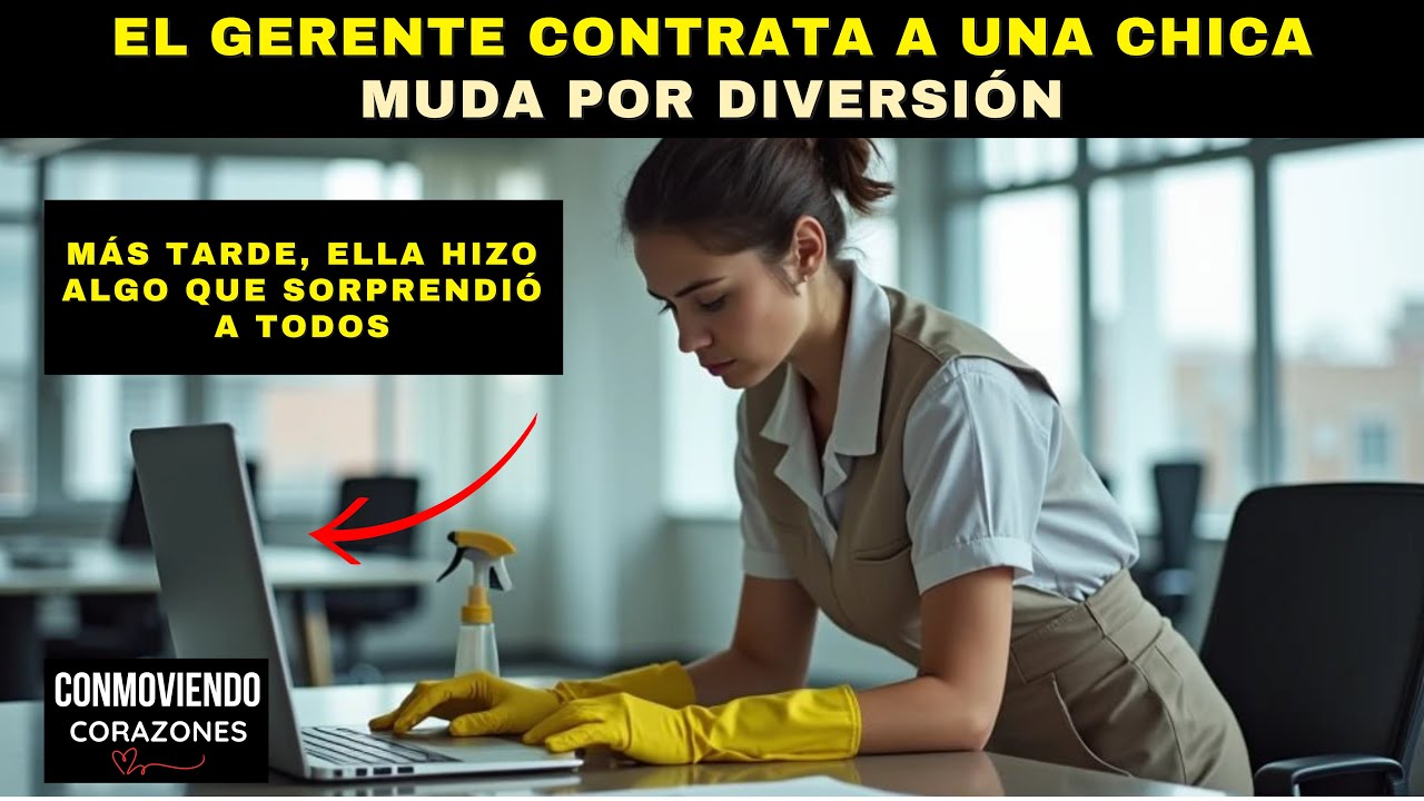 GERENTE CONTRATA A CHICA MUDA POR DIVERSION, Más tarde ella hizo algo que sorprendió todos...