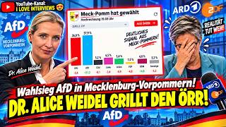 Dr. Alice Weidel [AfD] zum Wahlsieg in Mecklenburg-Vorpommern 🔥 Der ÖRR streitet es ab! 💥 20.09.2026