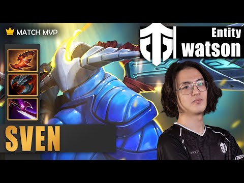 Sven Safelane | Entity.watson` | 11K MMR WATSON SVEN HARD CARRY 14-0 | 7.34b Gameplay Highlights