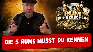 🎓 5 Rums, die du unbedingt probieren solltest (zum Start in die Rumwelt) | RUM FÜHRERSCHEIN
