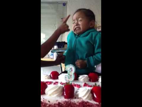 Aubrey's Birthday Cake with Family