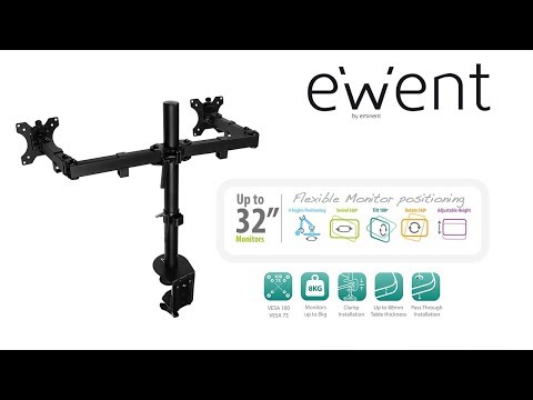 Suporte Ewent EW1512 Destop Monitor Support 2 monitor 13-32