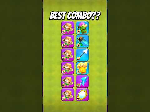 Best hero equipment for Archer Queen with Action Figure | Clash of Clans | r great #coc #shorts