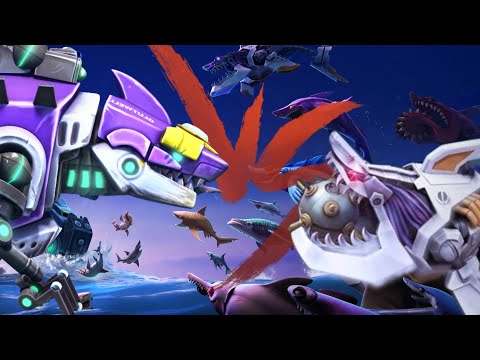 MECHA SHARKJIRA vs ROBO SHARK ! - Hungry Shark World 10th