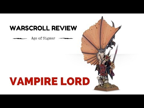 Age of Sigmar Vampire Lord Warscroll Review