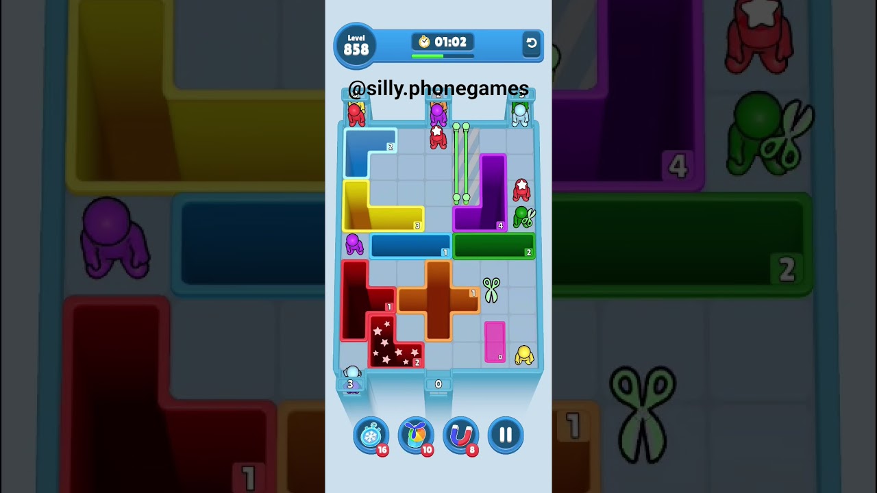 Drop Away Level 858 Walkthrough Solution