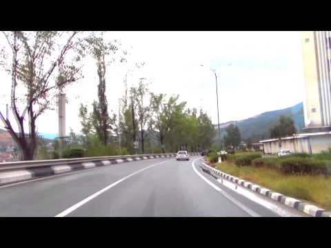 De la Porţile de fier la Orşova, pe şoseaua de pe malul lacului