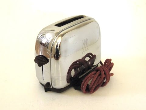 Antique Toastmaster Toaster 1A5 Demo "Automatic Pop-Up Type Toaster" Bachelor Model 1 Single Slice