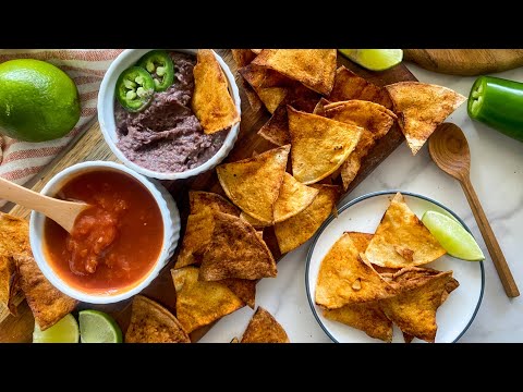 Homemade Chili Lime Tortilla Chips Recipe