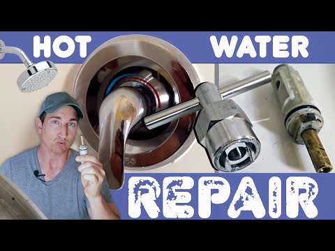 Shower Valve Cartridge Replacement (NO HOT WATER ... - YouTube