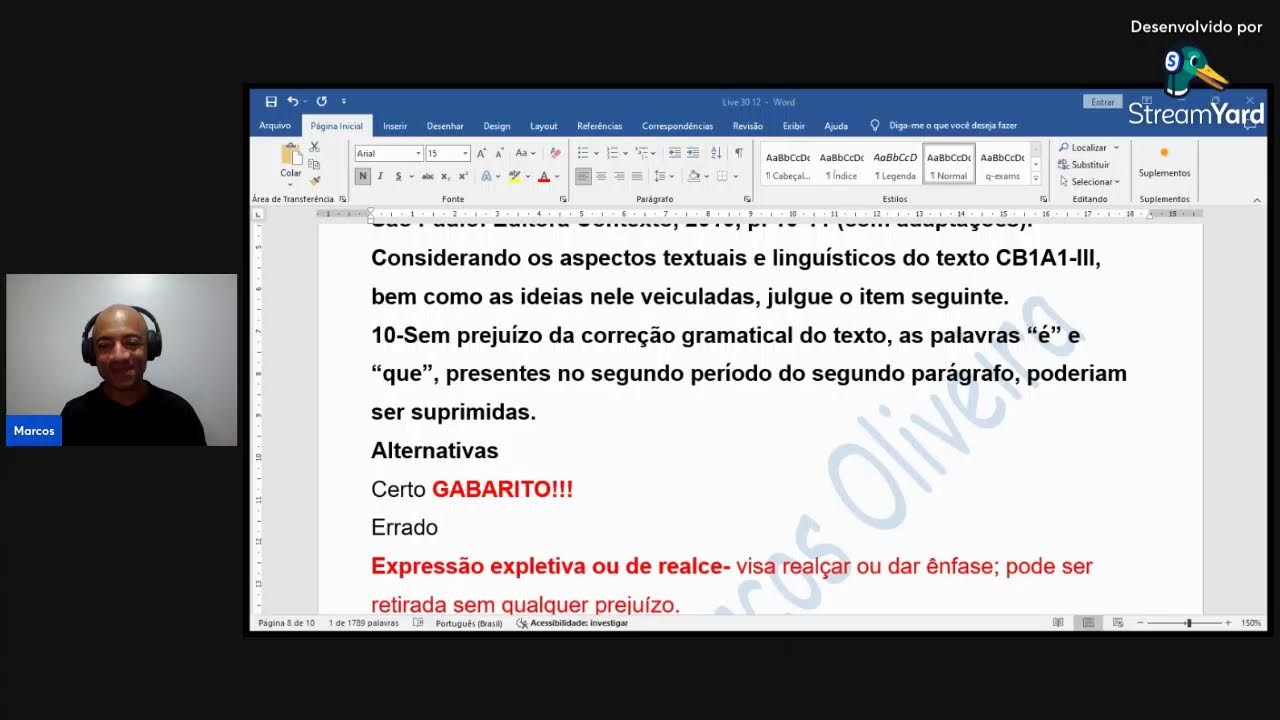 Resolução de Questões - 30/12