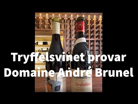 Tryffelsvinet provar viner från Domaine André Brunel i Châteauneuf-du-Pape