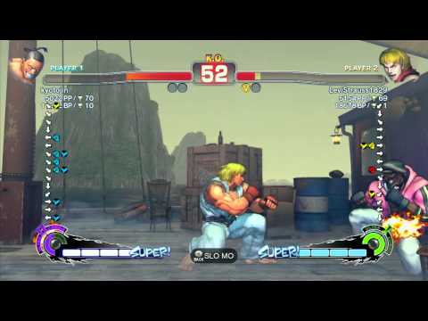 SSF4 AE: kyotojin (Dee Jay) vs LeviStrauss1829 (Ken) - Ranked Match (720p HD)