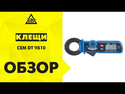 Компактные токовые клещи для измерения переменного тока DT-9810