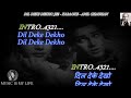 Dil Deke Dekho Karaoke With Scrolling Lyrics Eng हिंदी