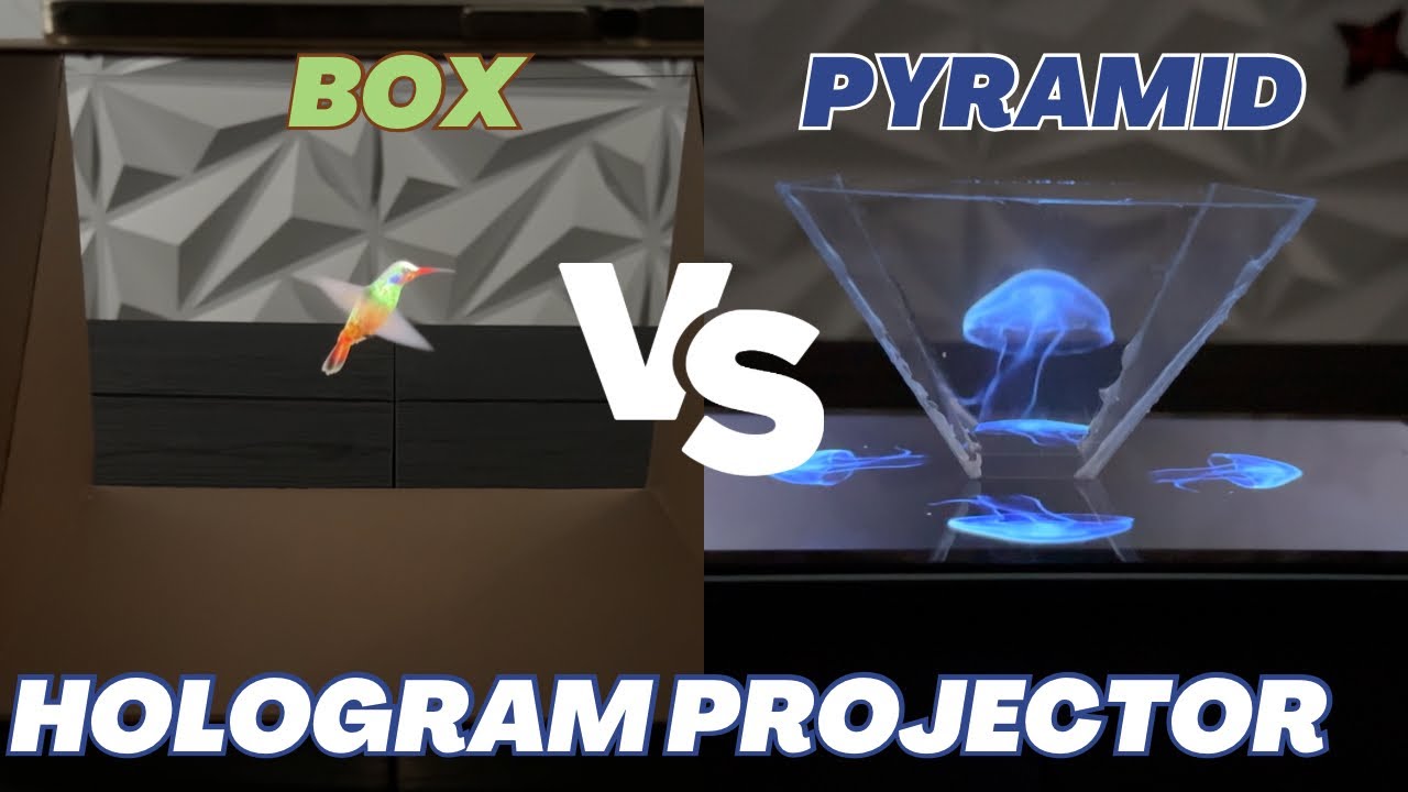 Creating Hologram Projectors – Check Out My New Channel Rick Creative! | DIY 3D Hologram Projector