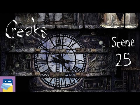 Creaks: Scene 25 Walkthrough & iOS Apple Arcade Gameplay (by Amanita Design)