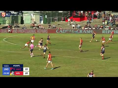 Rd 16 SANFL Snapshot - Norwood's Tom Donnelly gets lucky bounce from 50m