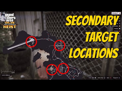 Cayo Perico Heist ALL Secondary Target Locations & Loot in the Mansion!! (GTA Online)