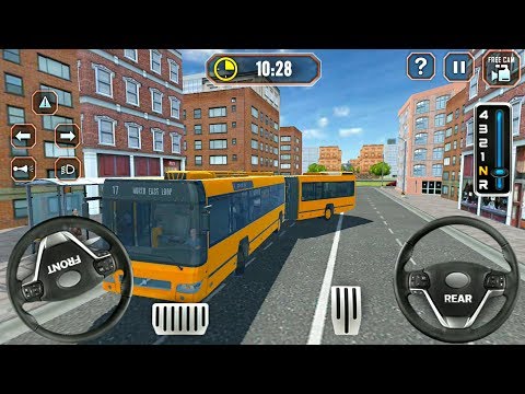 Articulated Bus Simulator 2018 #3 - Metrobus Driving - Android Gameplay FHD