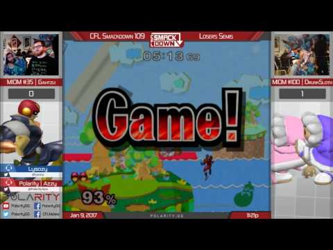 CFL Smackdown 109 Melee - Gahtzu (Falcon) vs Drunksloth (ICs) - Losers Semis