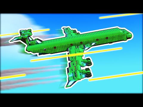 2 Jets vs 1 Cargo Plane Survival Challenge! (Trailmakers Gameplay)