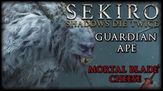 SEKIRO | Guardian Ape Mortal Blade method (No Prosthetics)