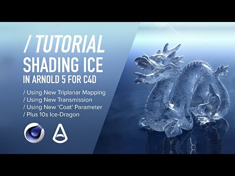 C4D & Arnold TUTORIAL | Realistic Ice [Cinema 4D & Arnold Renderer]