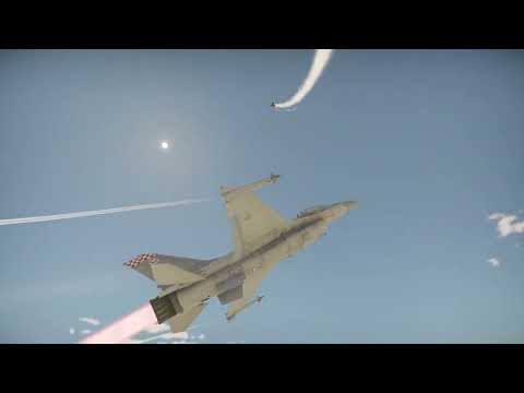 WarThunder 1v1 Dogfight : F-16A Block 10 Vs F-16A Block 10